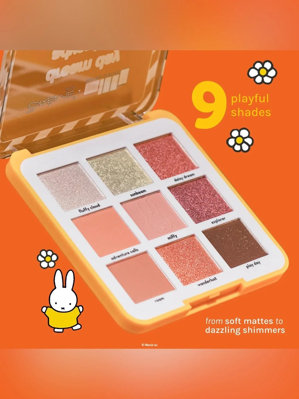 The Crème Shop x Miffy Dream Day Adventure 9-Color Eyeshadow Palette + stickers